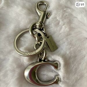Coach  Silver Signature Charm